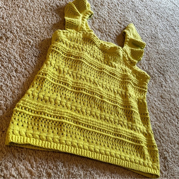 Vintage Yellow Knit Top By Scoop Size S/CH - Picture 3 of 8